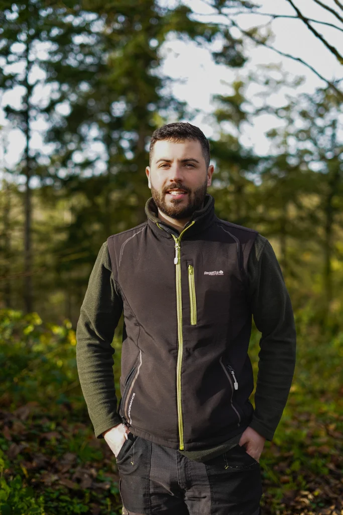 Portrait Théo Bertin Arboriste grimpeur